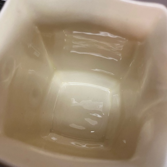 Falcon Ware Creamer English Cottage Gold Trim Accents Square Shaped - Picture 6 of 6